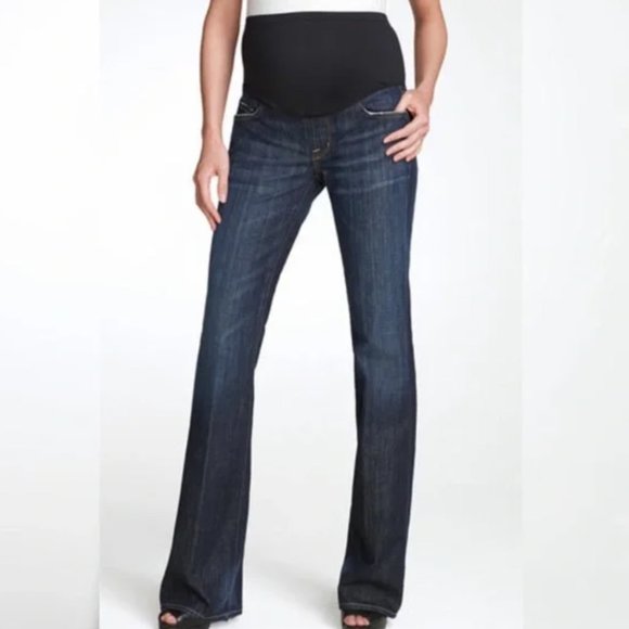 Citizens of Humanity Dark Wash Maternity Bootcut Jeans.  Size 30. - Picture 3 of 15